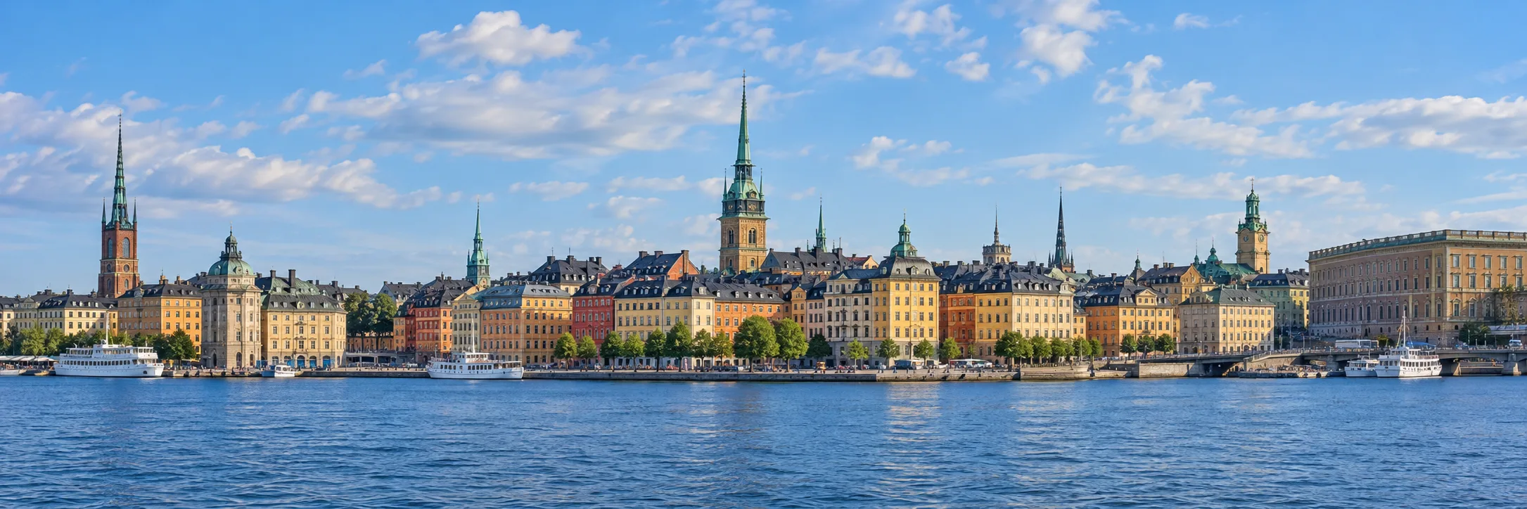 Sweden: illustrative Stockholm Gamla Stan waterfront